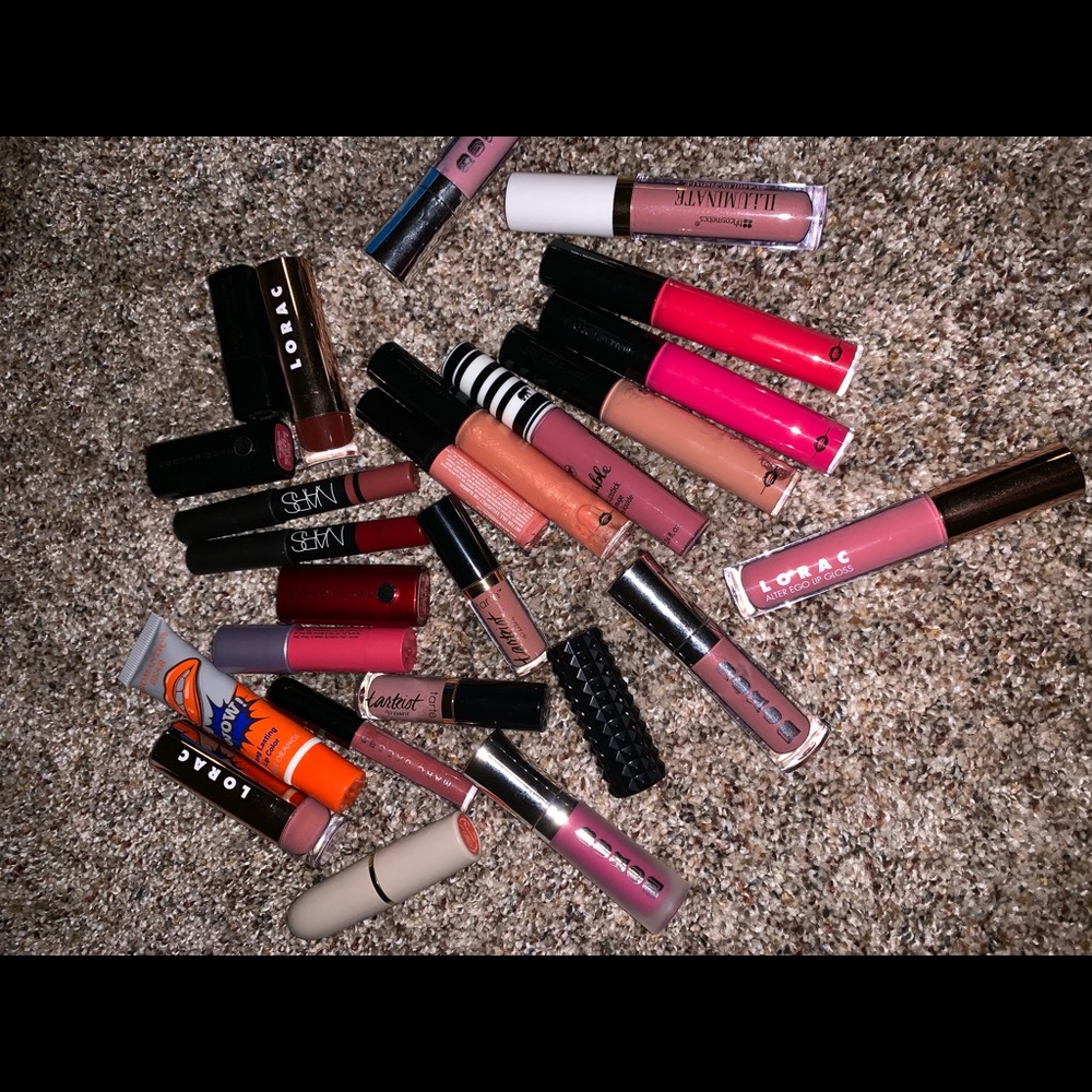 Lip stick and lip gloss